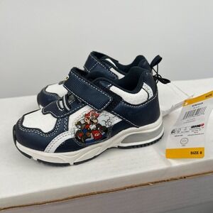 NEW Ground Up Super Mario cart light up sneakers shoes athletic tennis 8 toddler